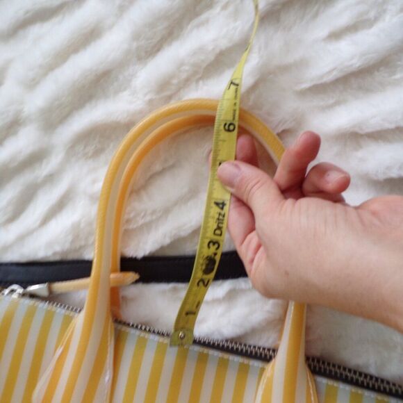 NWT Gianni Chiarini Designs GUM ITALIAN striped bag - Picture 4 of 13